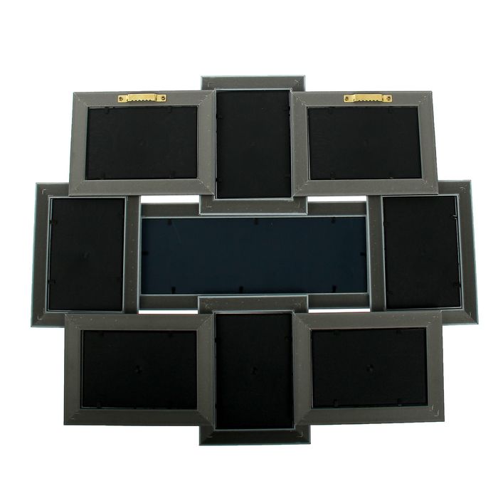 Фоторамка 8 в 1 "Шашки" 10х15 см + зеркало 10x30 см в коробке