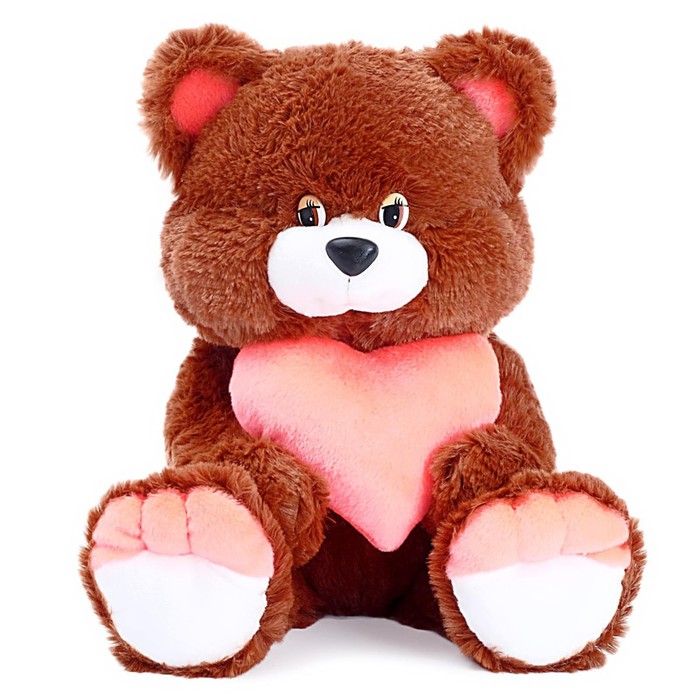 Мягкая игрушка «Медведь Романтик» с сердцем, МИКС три медвежонка мягкая игрушка медведь романтик с сердцем микс