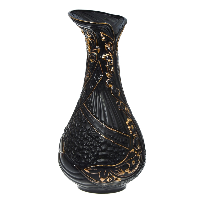 Ваза напольная "Каприз" чёрная