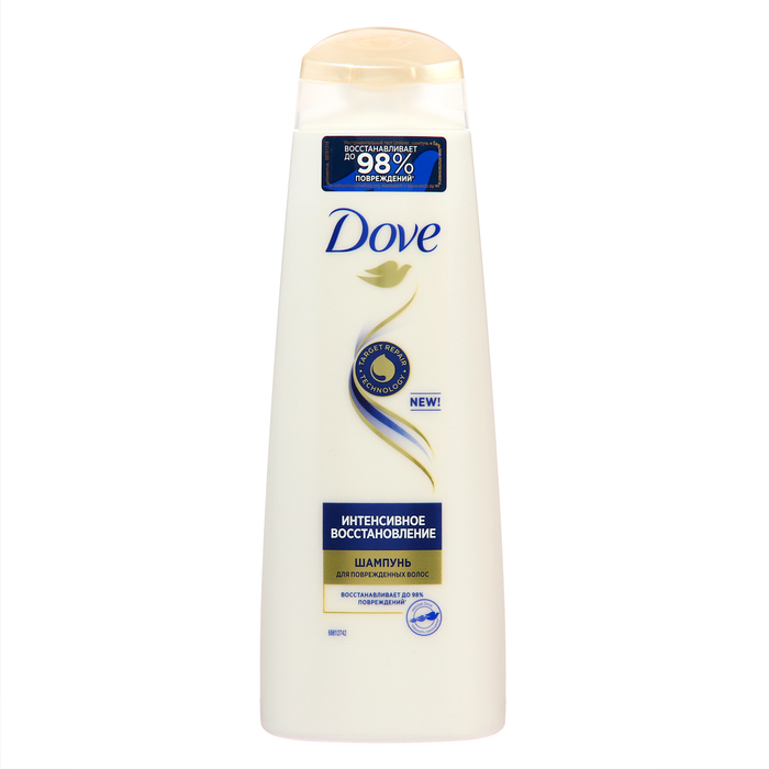 Шампунь для волос Dove Nutritive Solutions «Интенсивное восстановление», 250 мл шампунь dove интенсивное восстановление 630 мл