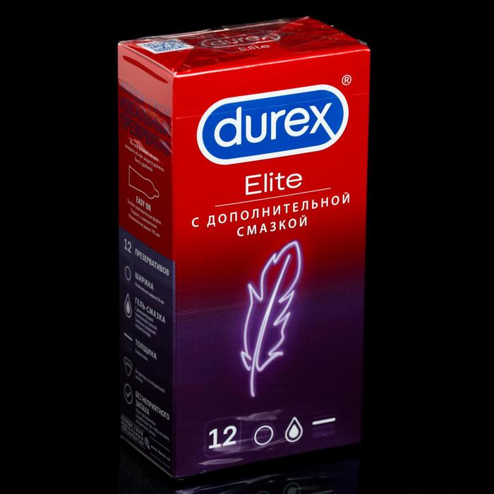 Презервативы Durex Elite, сверхтонкие, 12 шт. durex elite презервативы сверхтонкие 12 шт