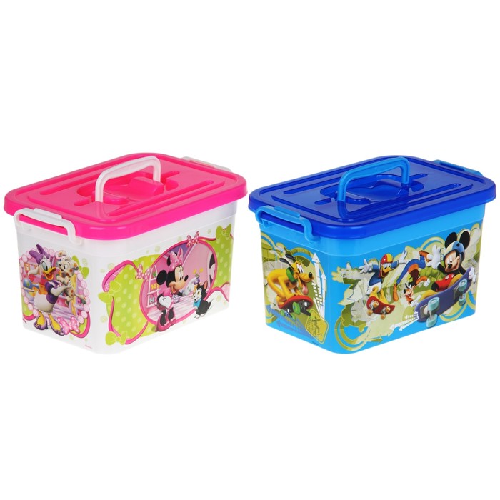 Ящик для игрушек 6,5 л Disney, рисунок МИКС