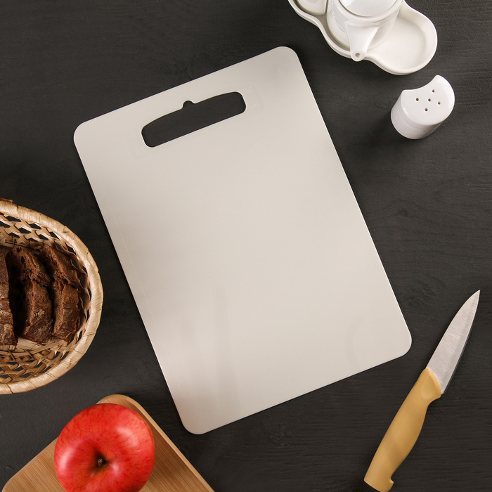 Доска разделочная 29х21 см "Комфорт," цвет МИКС