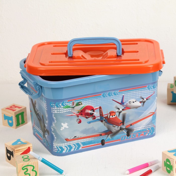 Ящик для игрушек Disney для мальчиков, 6,5 л, цвет МИКС