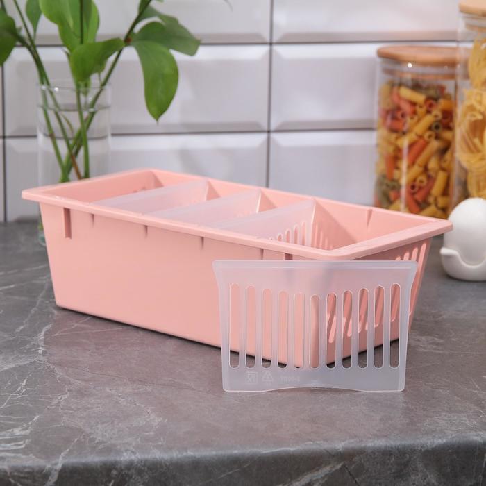 Бокс для специй, 5 секций, цвет МИКС