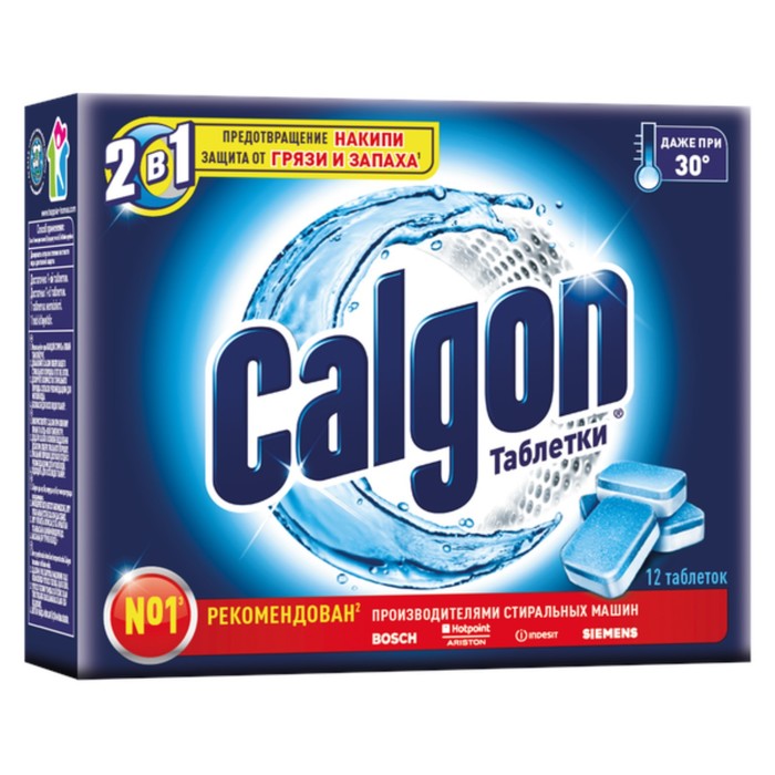 

Средство для смягчения воды Calgon "2 в 1", 12 таблеток