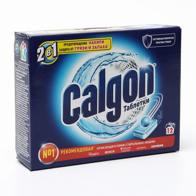Средство для смягчения воды Calgon "2 в 1", 12 таблеток