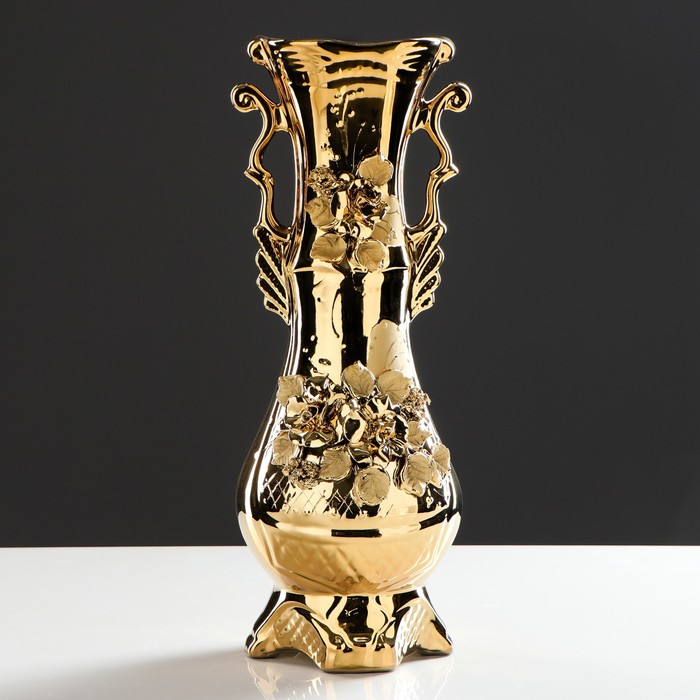 Ваза "Ева" булат, золото
