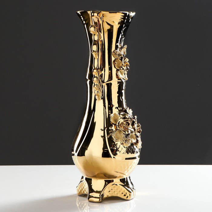 Ваза "Ева" булат, золото