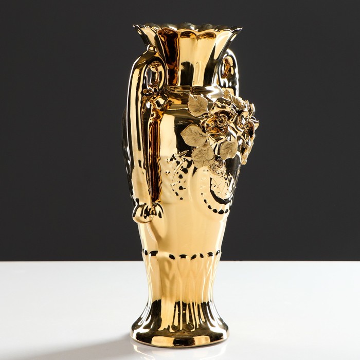 Ваза "Мадонна" булат, золото