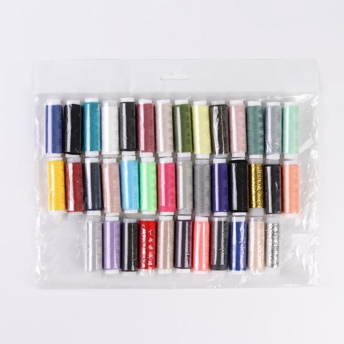 фото Набор ниток 40/2, 39 шт, 50 м, цвет разноцветный