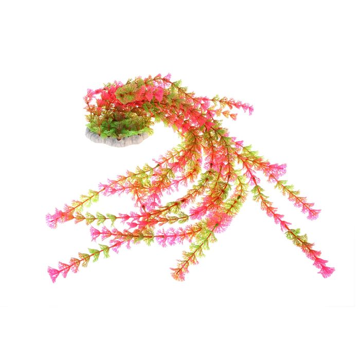 Растение искусственное аквариумное высокое, 15 х 8 х 54 см