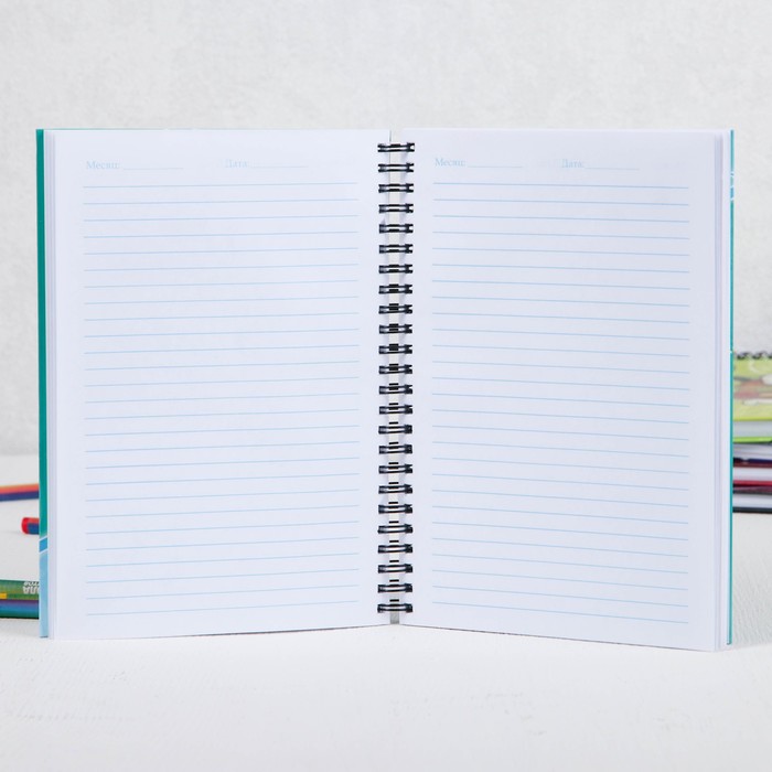 Ежедневник на гребне А5 "Лови позитив", Микки Маус, 80 листов