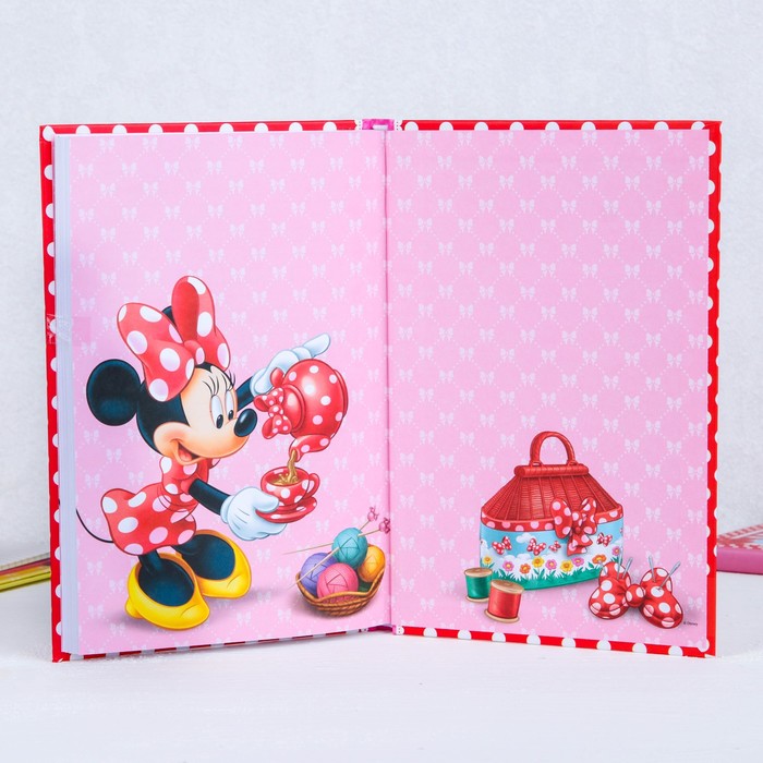 Ежедневник классический "Мои секреты", Минни Маус, 80 листов