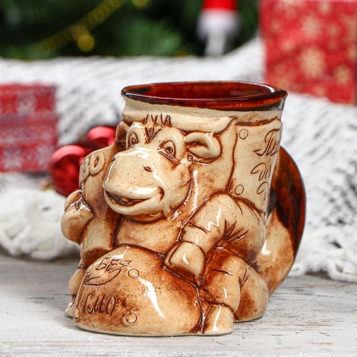 Кружка для пива &quot;Корова&quot; 0,35 л