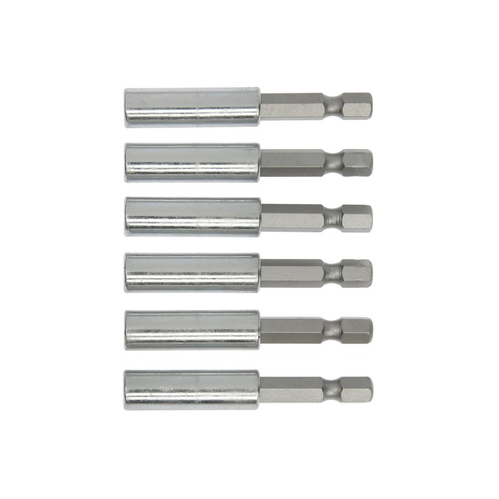 Набор адаптеров для бит  TUNDRA basic, с магнитом 6 шт, 60 мм