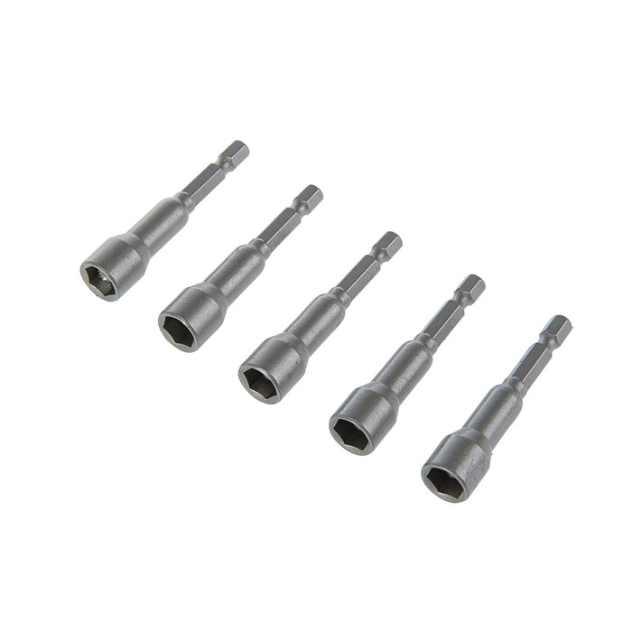 Набор бит с торцевыми головками TUNDRA basic, с магнитом 5 шт, L=65 мм, 10 мм