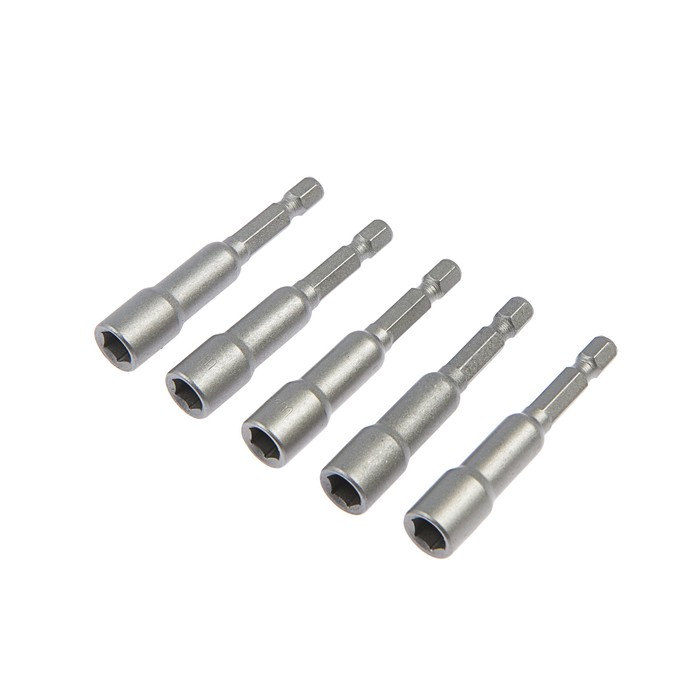 Набор бит с торцевыми головками TUNDRA basic, с магнитом 5 шт, L=65 мм, 8 мм