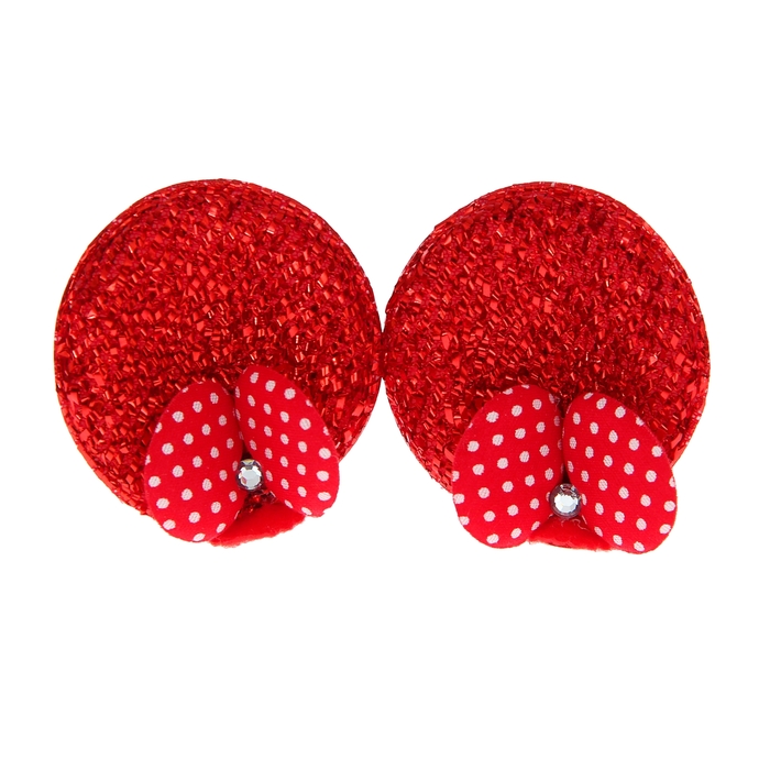 Карнавальный зажим "Ушки", набор 2 шт., цвета МИКС