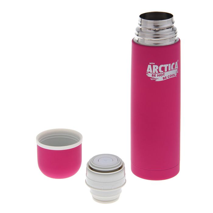 Термос питьевой «Арктика», бытовой, вакуумный, 0.5 л, фуксия