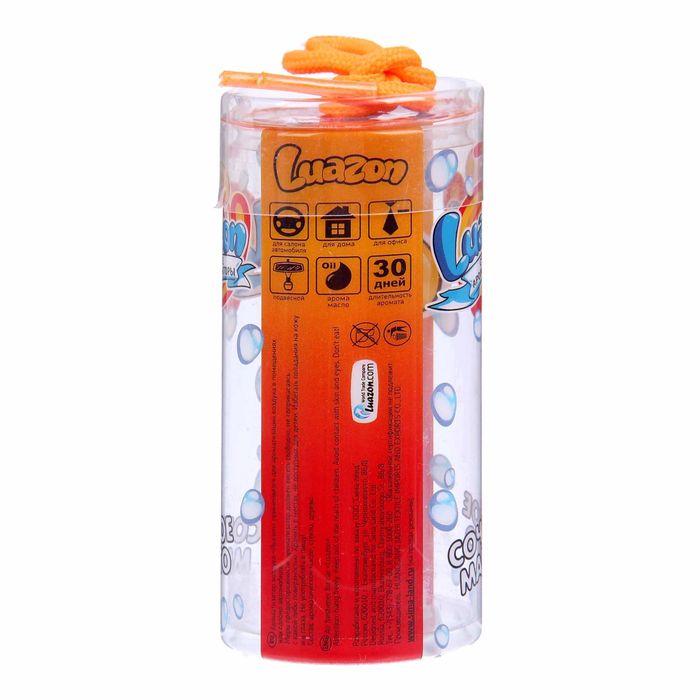 Ароматизатор в бутылочке в тубусе "Сочное манго", 11,9 х 9 см