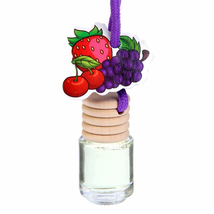 Ароматизатор в бутылочке в тубусе "Ягодный микс", 11,9 х 9 см