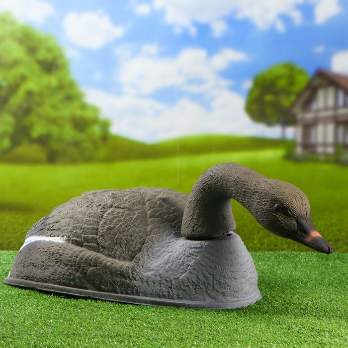 Фигура подсадная "Кормящийся гусь гуменник" полукорпус