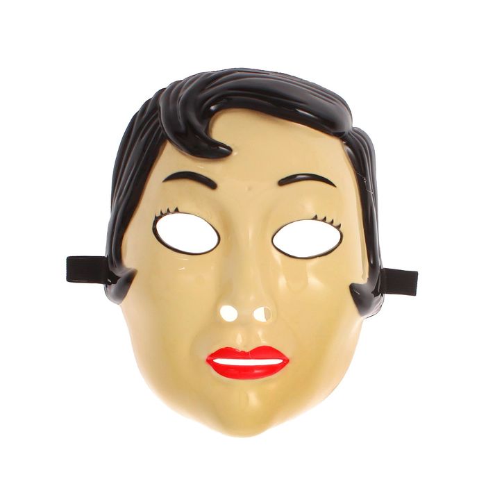 Карнавальная маска пластик "Девушка"