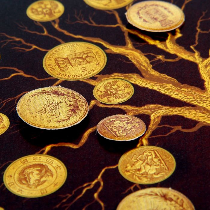 Фэн-шуй панно "Денежное дерево благополучия"