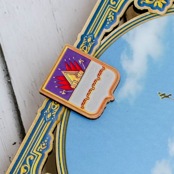 Панно «Омск» (с подвесом и подставкой)