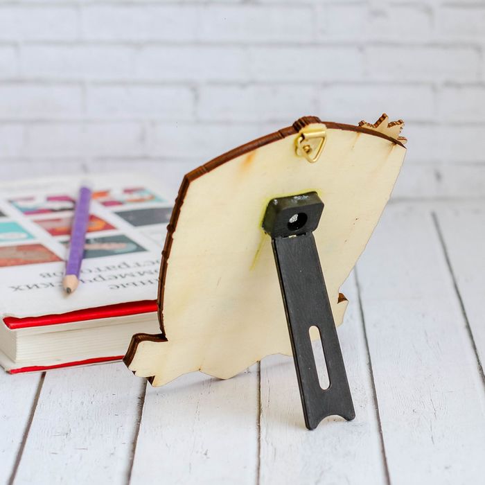 Панно деревянное «Волгоград», с подвесом и подставкой