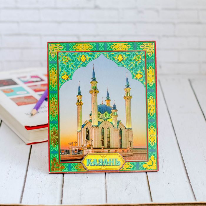 Панно с золотым тиснением «Казань»