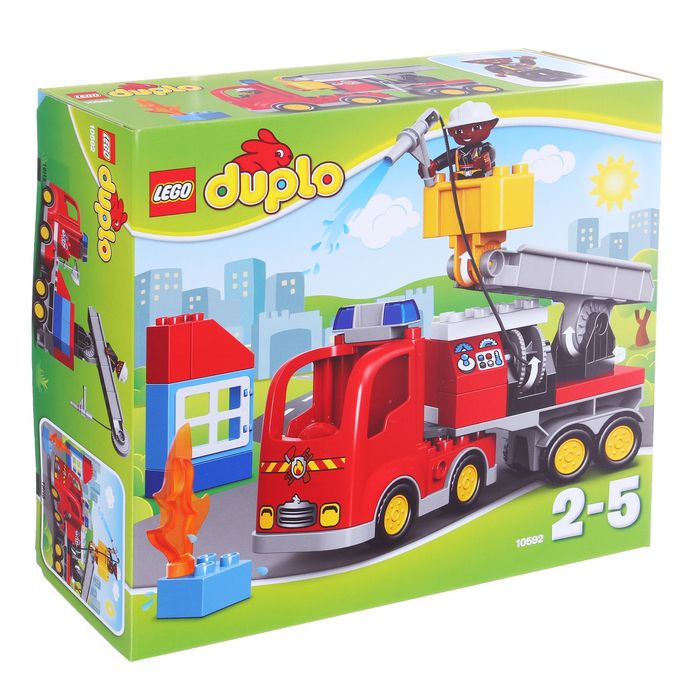 Конструктор "Пожарный грузовик", 26 деталей