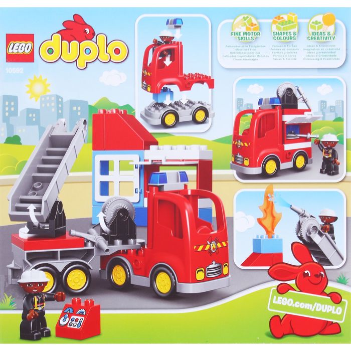 Конструктор "Пожарный грузовик", 26 деталей