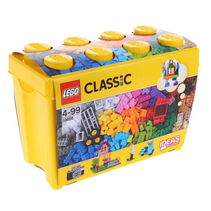 фото Конструктор классика набор для творчества большого размера, 790 деталей lego