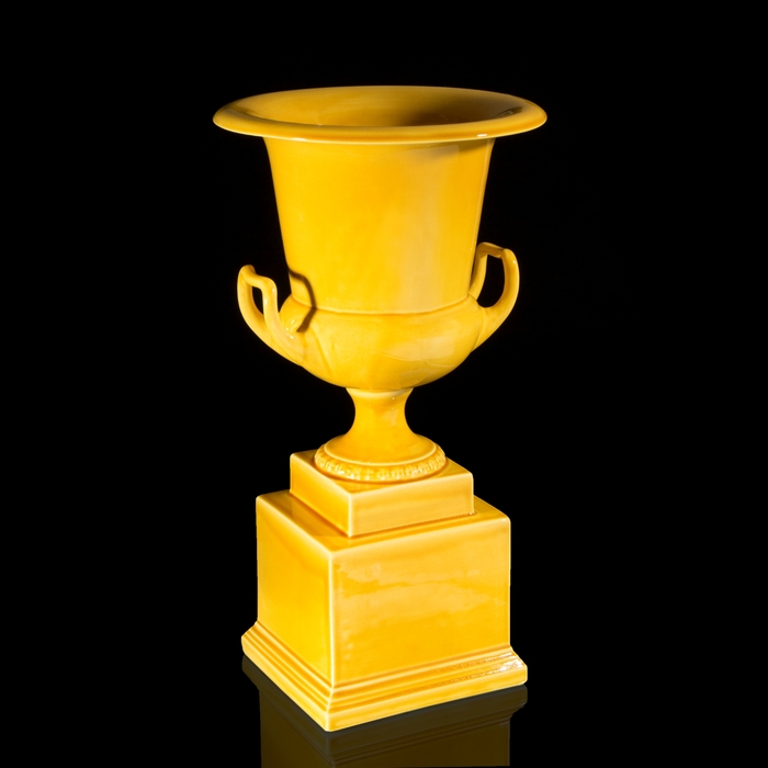 Ваза интерьерная "Медичи", желтая