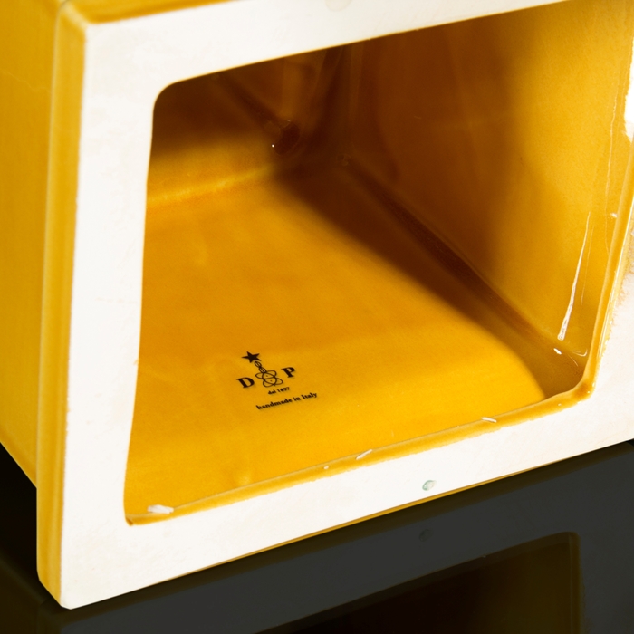 Ваза интерьерная "Медичи", желтая