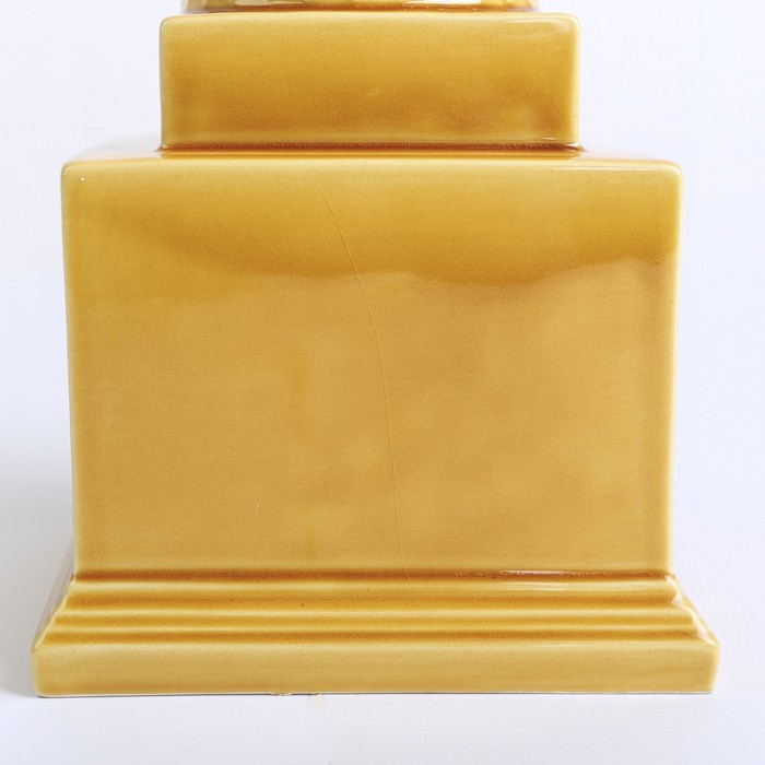 Ваза интерьерная "Медичи", желтая