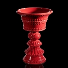 Ваза интерьерная "Таринэ", красная, 21 × 21 × 30 см - Фото 1
