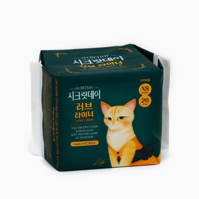 Прокладки ежедневные Secret Day Love Liner ультратонкие дышащие органические 20 шт 136₽