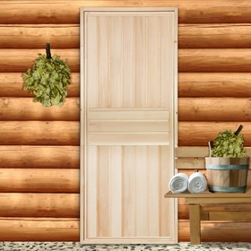 Дверь для бани "Вертикаль", 170×70см, "Добропаровъ" от Сима-ленд