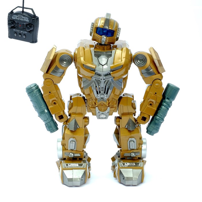 Робот радиоуправляемый «Боец», световые и звуковые эффекты, работает от батареек