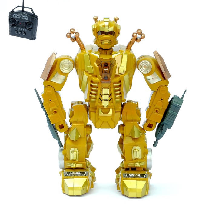 Робот радиоуправляемый «Боец», световые и звуковые эффекты