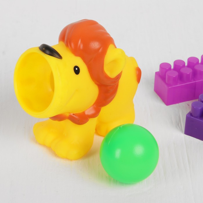 Стрелялка "Львёнок", шарик цвета МИКС