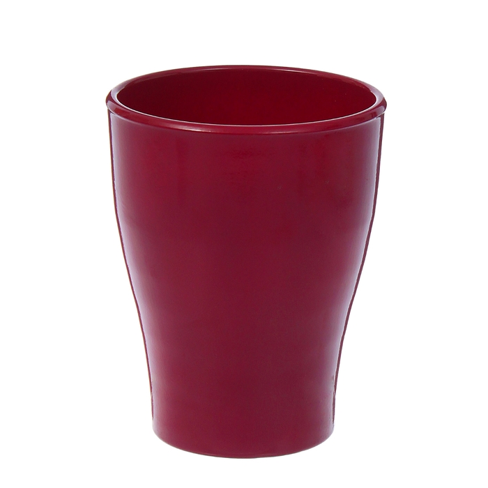Кашпо "Ингрид" орхидейница, красное, глянец 1,3 л