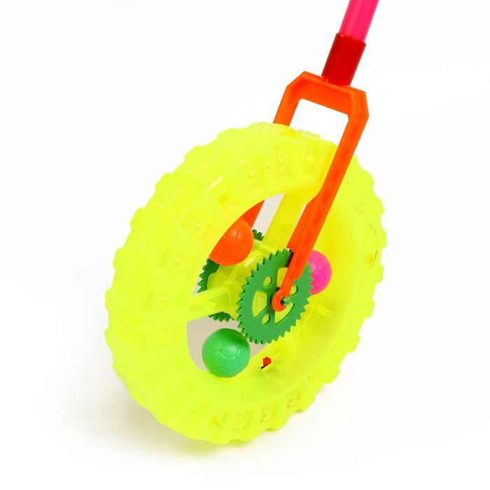 Каталка на палке «Колесо», МИКС