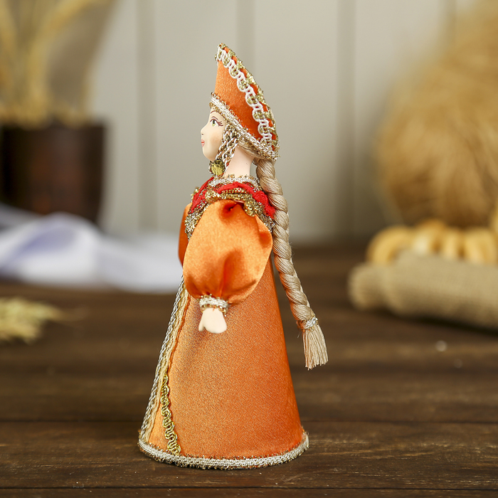 Сувенирная кукла "Праздничный нарядный костюм. Русь"