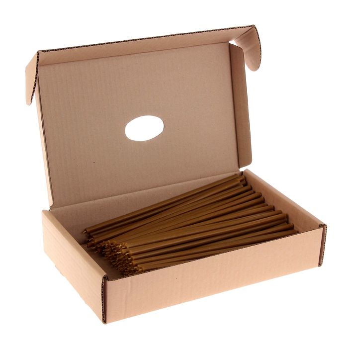 Свечи церковные восковые № 30, упаковка 2кг