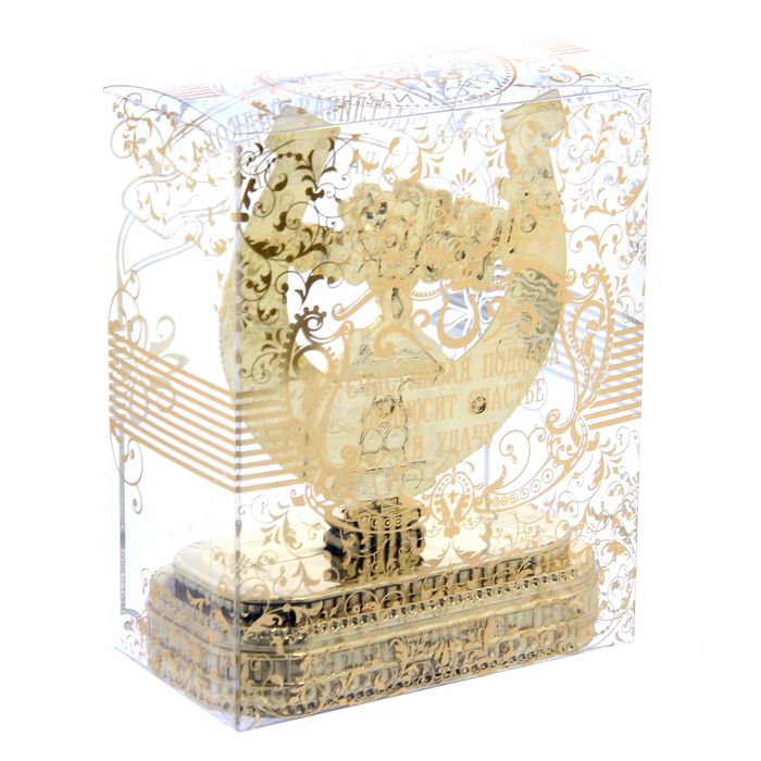 Подкова на подставке "Семейный оберег"