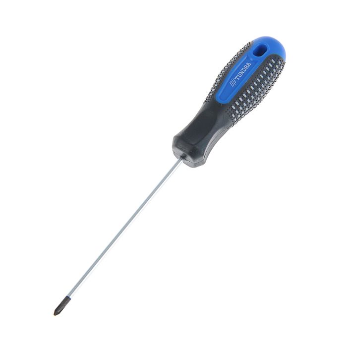 Отвертка крестовая TUNDRA premium, PH0 3х100 (+), трехкомпонентная рукоятка